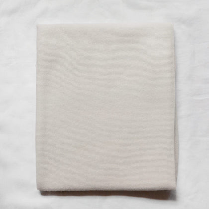 Makie Cashmere Blanket ~ Ivory