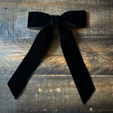 Lulu Luvs Mademoiselle Velvet Bow ~ Black