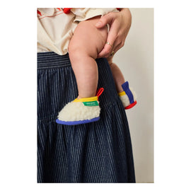 Binibamba Milk Merino Booties Bobo