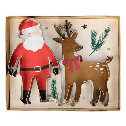 Meri Meri Santa & Reindeer Cookie Cutter