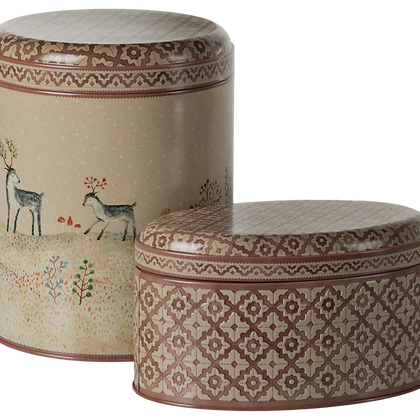 Maileg Winter Wonderland Metal Tin Set