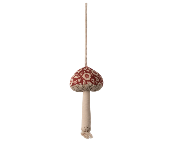 Maileg Mushroom Ornaments ~ Winter Flower