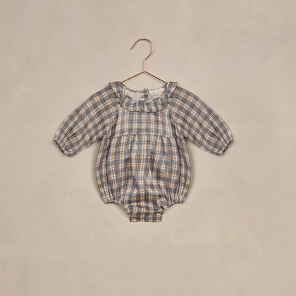 Noralee Adeline Romper ~ Holiday Plaid