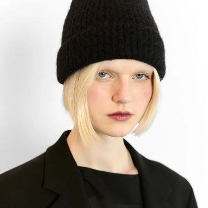 Janessa Leone Piper Hat~ Black