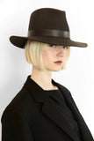 Janessa Leone Ross Hat ~ Chocolate