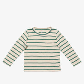 Oso & Me Edward T-Shirt ~ Pine Stripe