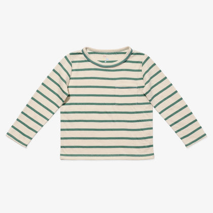 Oso & Me Edward T-Shirt ~ Pine Stripe