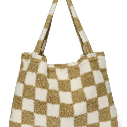 Studio Noos x Binibamba Teddy Mom Bag in Check