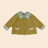 Apolina Myra Blouse ~ Dried Moss