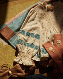 Apolina Mia Blouse ~ Meadow Calico Cashew