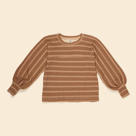 Apolina Roberta Jersey LS Top ~ Kanna Stripe