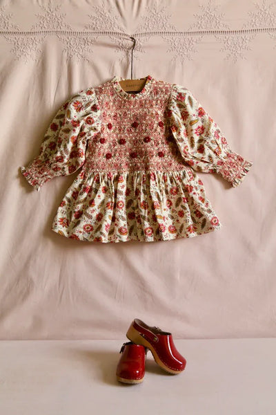 Bonjour Diary Handsmock Blouse ~ Aline Print