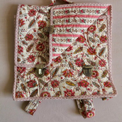 Bonjour Diary Quilted School Bag ~ Aline