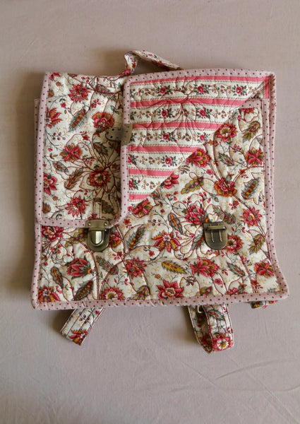 Bonjour Diary Quilted School Bag ~ Aline