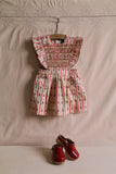 Bonjour Diary Apron Dress ~ Tapestry Pink Stripe