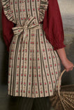 Bonjour Diary Apron Dress ~ Khaki Stripe