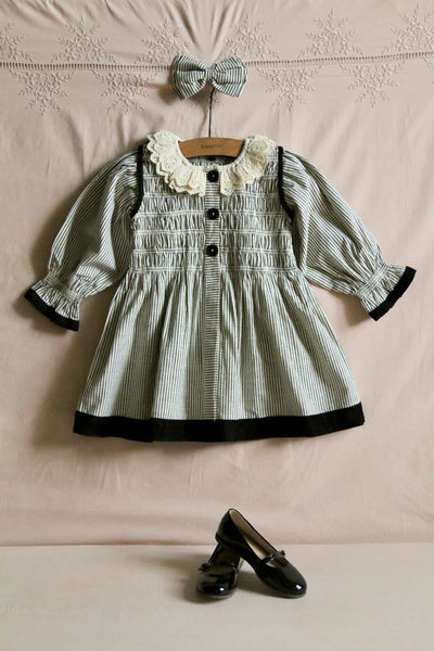 Bonjour Diary Tunic ~ Black Stripe