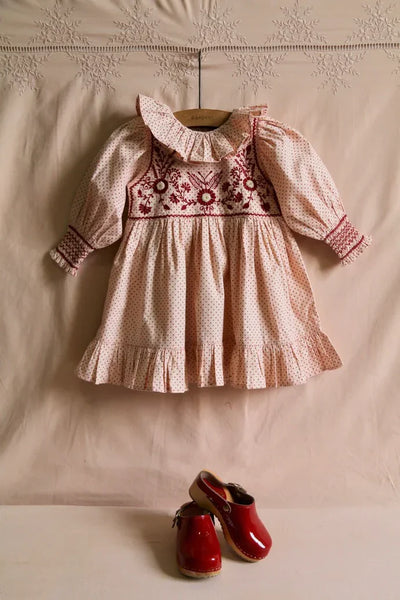 Bonjour Diary Iris Tunic ~ Pink Dot Print