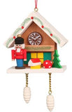 Christian Ulbricht Ornament - Nutcracker with Brown Cuckoo