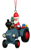 Christian Ulbricht Santa Ornament on Tractor