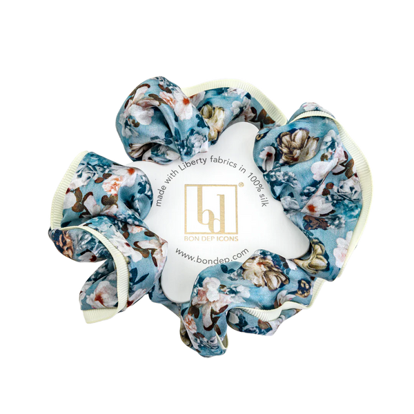 Bon Dep Silk Hair Scrunchie ~ Liberty Silk