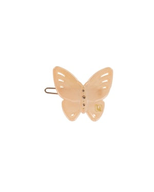 Bon Dep Butterfly Clip ~ Peach