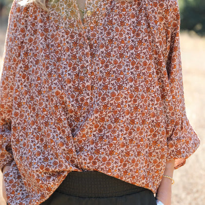 Pietsie Atlin Top ~ Seville Floral