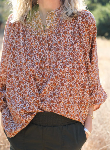 Pietsie Atlin Top ~ Seville Floral