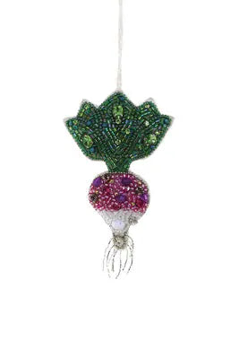 Jeweled Radish Ornament