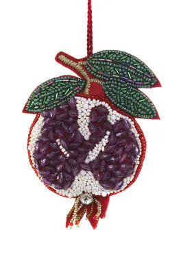 Jeweled Pomegranate Ornamentt