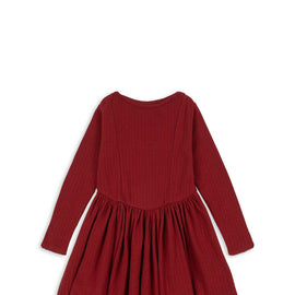 Konges Minnie Dress ~ Red Dahlia