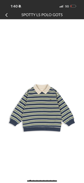 Konges Spotty LS Polo