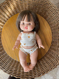 Minikane Jeanne Doll with Heart 2 Piece