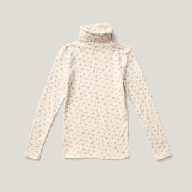 Soor Ploom Snap Turtleneck ~ Rosewood Pointelle
