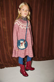 Misha & Puff Zig Zag Dress ~ Antique Rose