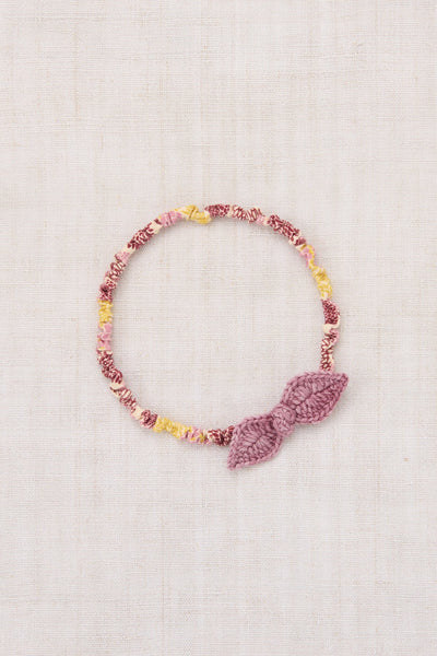 Misha & Puff Baby Leaf Headband ~ Antique Rose