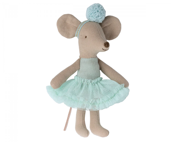 Maileg Little Sister Ballerina Mouse ~ Mint