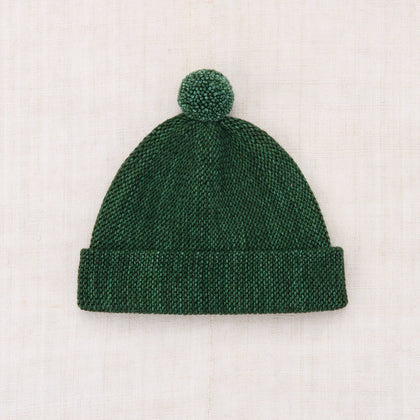 Misha & Puff Garter Hat ~ Laurel