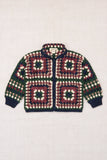 Misha & Puff Big Square Crochet Jacket ~ Ink