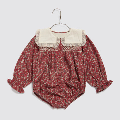 Little Cottons Emilie Romper ~ Clove Floral