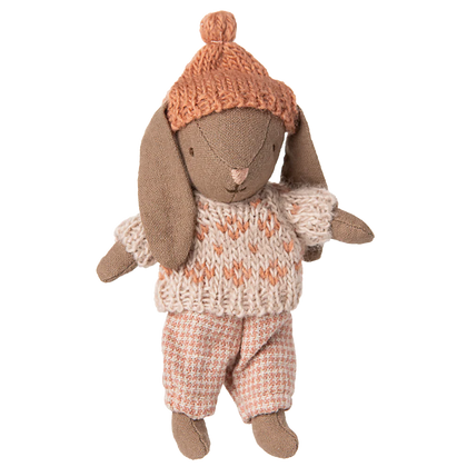 Maileg Winter Bunny Micro ~ Rose