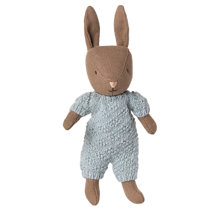 Maileg Winter Bunny Micro ~ Blue