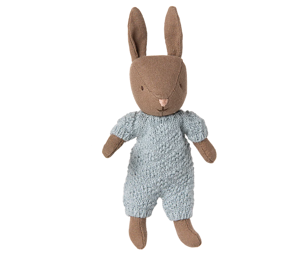 Maileg Winter Bunny Micro ~ Blue