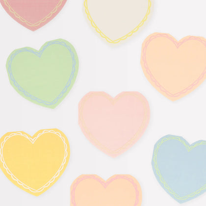 Meri Meri Small Heart Napkins