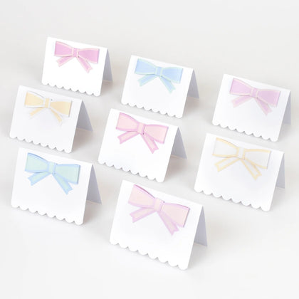 Meri Meri Pastel Bow Place Cards