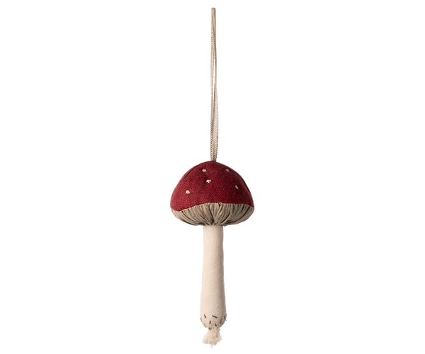 Fabric ornament, Mushroom - Red