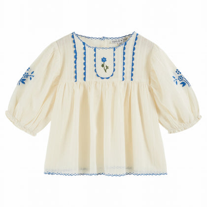 Emile at Ida Blouse Unie Brode