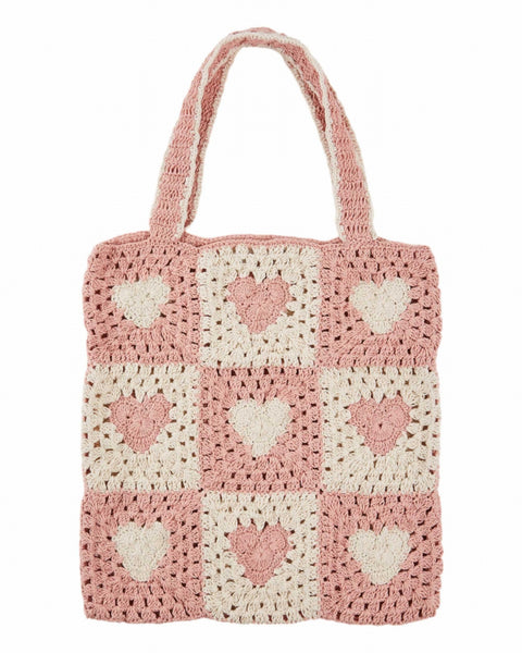 Emile et Ida Sac Coeur Crochet