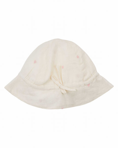 Emile et Ida Cotton Hat ~ Ecru