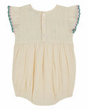 Emile at Ida Romper ~ Smocked Ecru